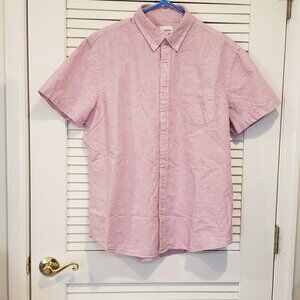 Sonoma Men’s Casual Button Up Shirt XL blend of 70% cotton and 30% linen